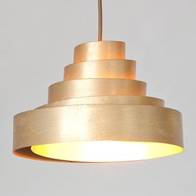 Holländer Comparsa – špirálovitá závesná lampa, Obývacia izba / jedáleň, železo, E27, 100W