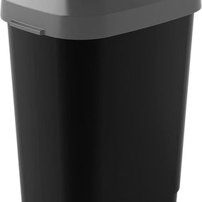 Kôš KIS Dual Swing M, 25L, čierny, 37,5x26x48,5 cm, na odpadky