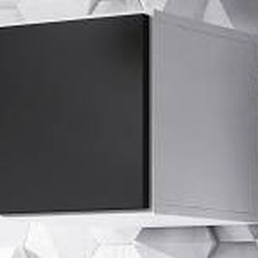 Závesná skrinka Cama ROCO RO-5 biely mat/biely mat/čierny mat