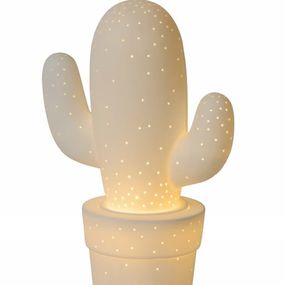 Detské svietidlo LUCIDE CACTUS detská lampa biela 13513/01/31