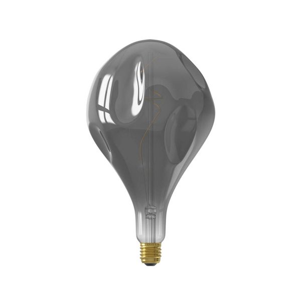 Calex Organic Evo LED žiarovka E27 6W titán, sklo, E27, 6W, P: 28 cm