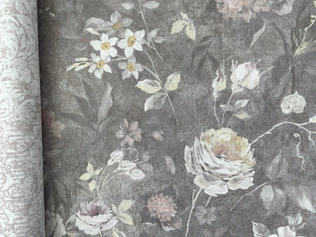 38636-3 A.S. Création vliesová tapeta na stenu AS Rovi 2022-2024, retro kvetinová, veľkosť 10,05 m x 53 cm