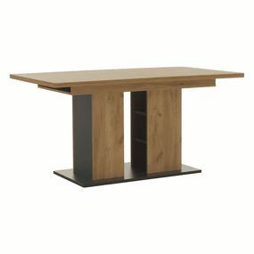 Kondela Jedálenský stôl, dub craft zlatý/grafit sivá, FIDEL
