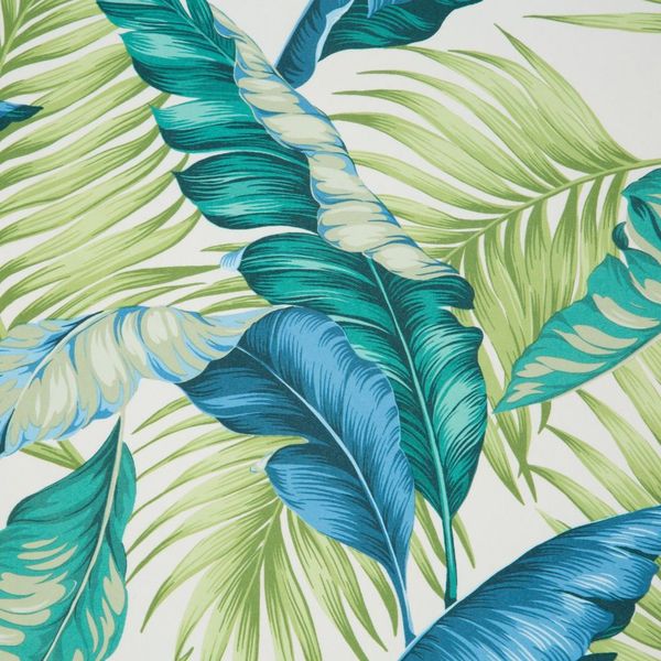 Hotový dekoračný záves s motívom palmových listov