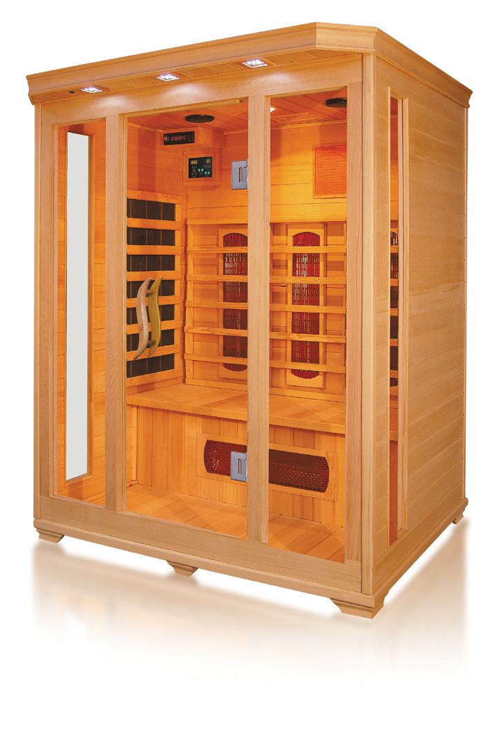 M-Spa - Infrasauna kremeň 3 osoby 153 x 125 x 190 cm