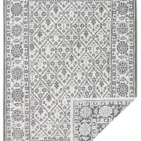 NORTHRUGS - Hanse Home koberce Kusový koberec Twin-Wendeteppiche 103116 grau creme - 80x150 cm