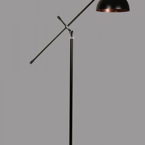 Stojacia lampa Hans 180 cm čierna