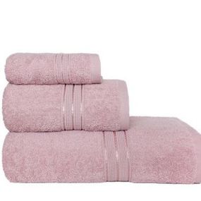 Bavlnený uterák Rondo 50x90 cm ružový