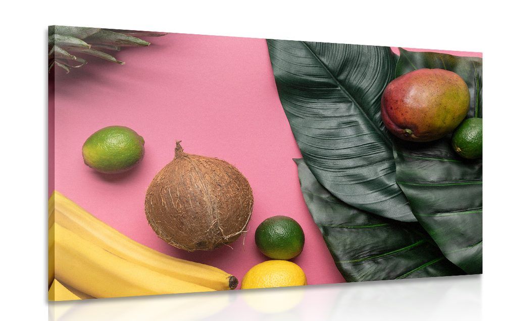Obraz zmes tropického ovocia