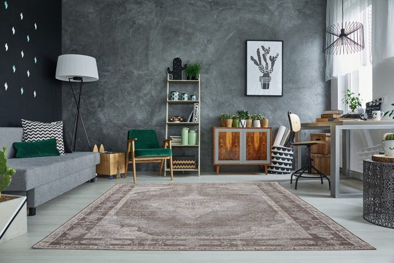 Estila Luxusný vintage koberec Levante 240x160cm svetlo sivý