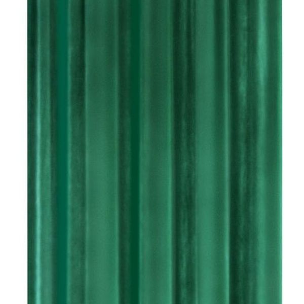 Krásny sýto zelený zamatový záves na riasiacu pásku