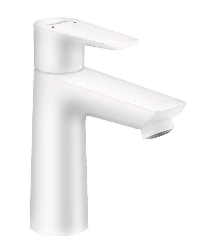 HansGrohe Talis E - Umývadlová batéria s výpusťou, matná biela 71710700