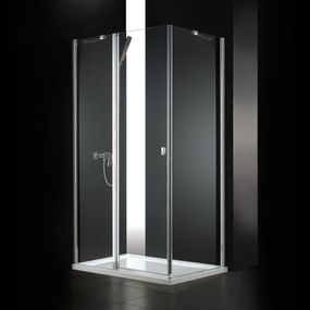 Aquatek - GLASS R13 obdĺžnikový sprchový kút 100 x 80, číre sklo