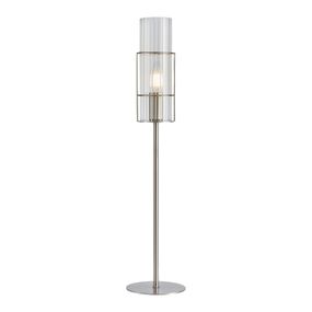 Stolová lampa v striebornej farbe (výška 65 cm) Tubo - Markslöjd