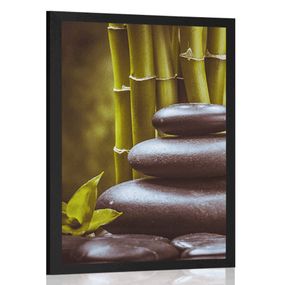 Plagát spa zátišie - 30x45 black