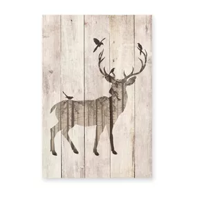 Drevená ceduľa 40x60 cm Deer – Really Nice Things