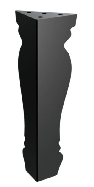 RMP Nábytková nožička Poseidon 20 cm čierna NOHA021/20