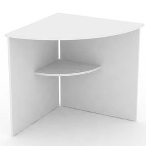 Rohový stôl rea office 66 - biela