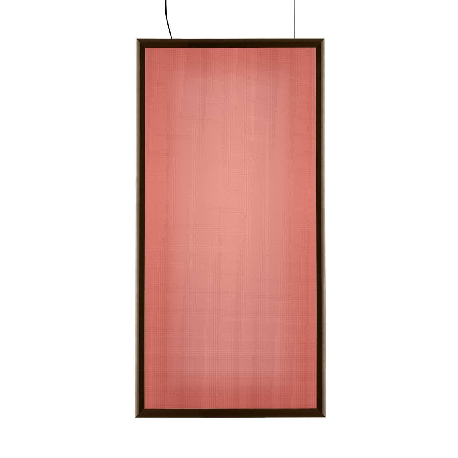 Artemide Discovery Rectangular APP bronz RGBW, Obývacia izba / jedáleň, technopolymér, hliník, 54W, P: 73.5 cm, L: 1.7 cm, K: 147cm