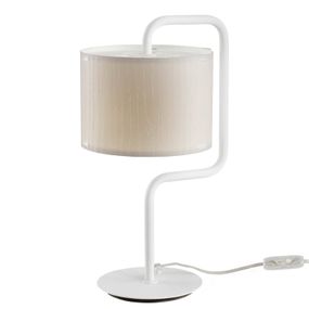 Artempo Italia Stolná lampa Morfeo tienidlo na lampu plast krém, Obývacia izba / jedáleň, oceľ, plast, E14, 15W, K: 38cm