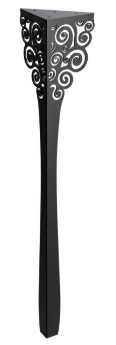 RMP Stolová noha Artemis 72 cm čierna NOHA029/72
