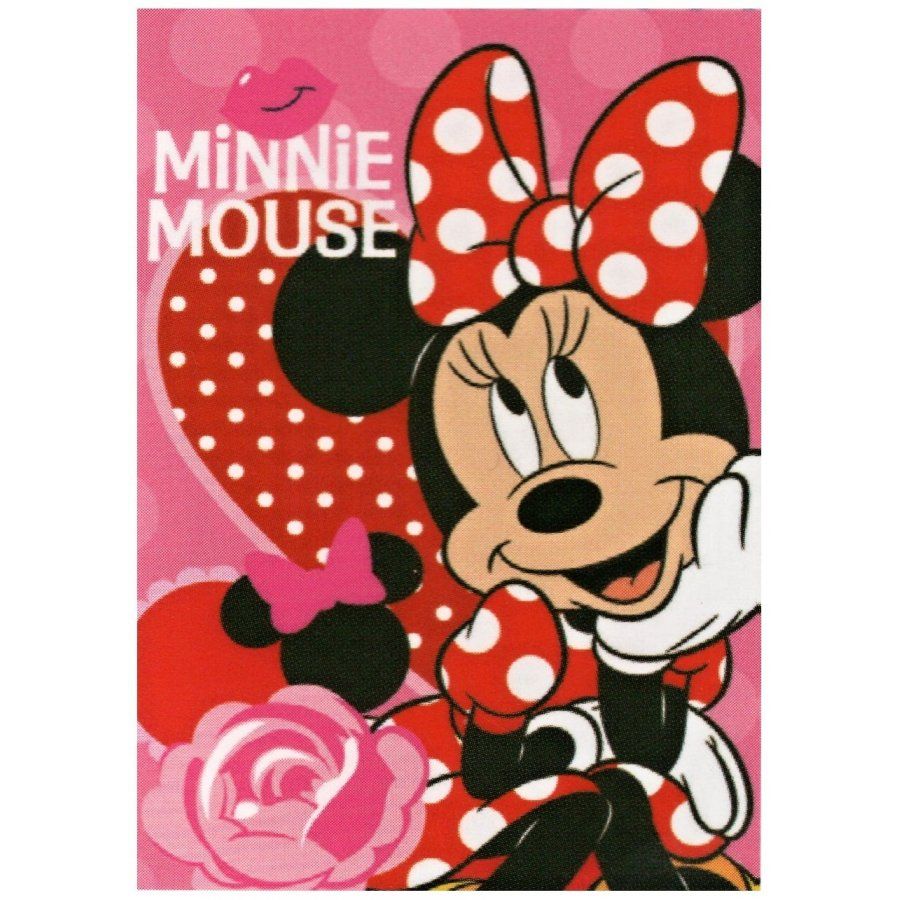 Setino · Detská / dievčenská flísová deka Minnie Mouse - Disney - 100 x 140 cm
