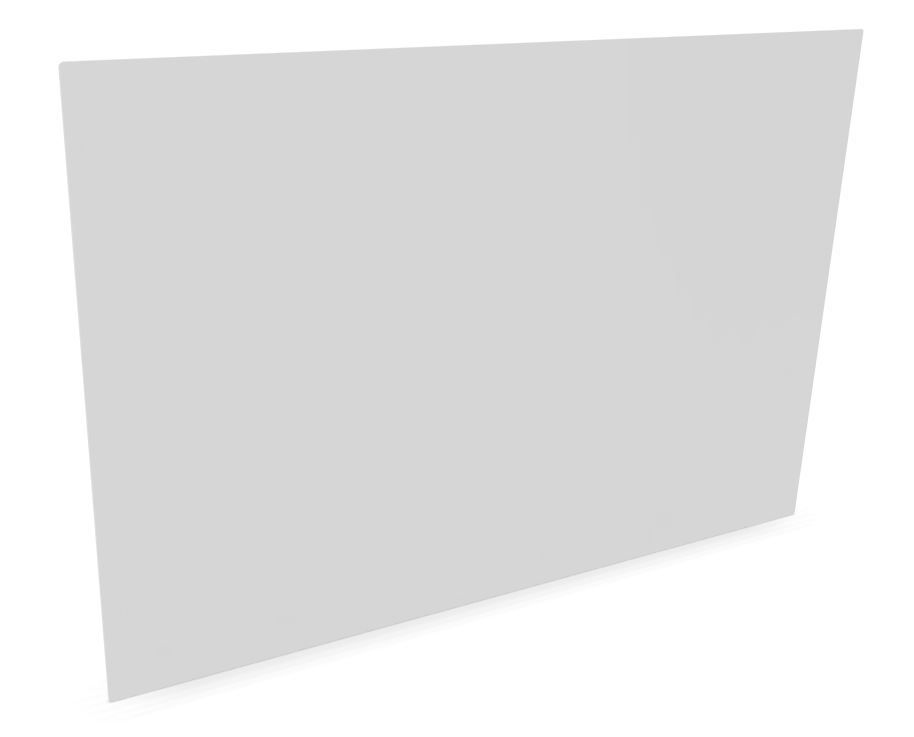 CASCANDO - Biela tabuľa PILLOW GRID 80x120 cm