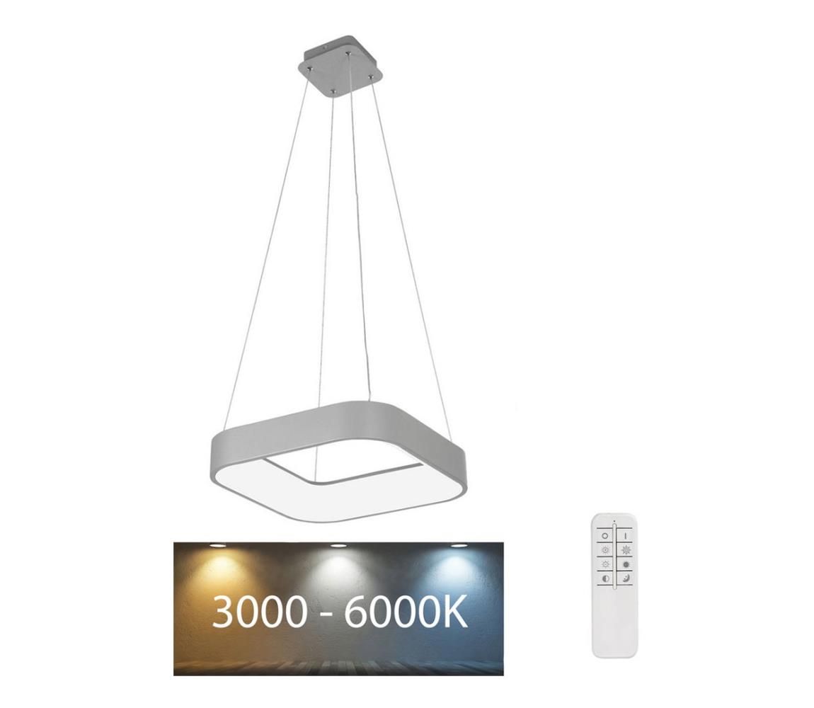 Rabalux - LED Stmievateľný luster na lanku LED/28W/230V hranatý 3000-6000K + DO