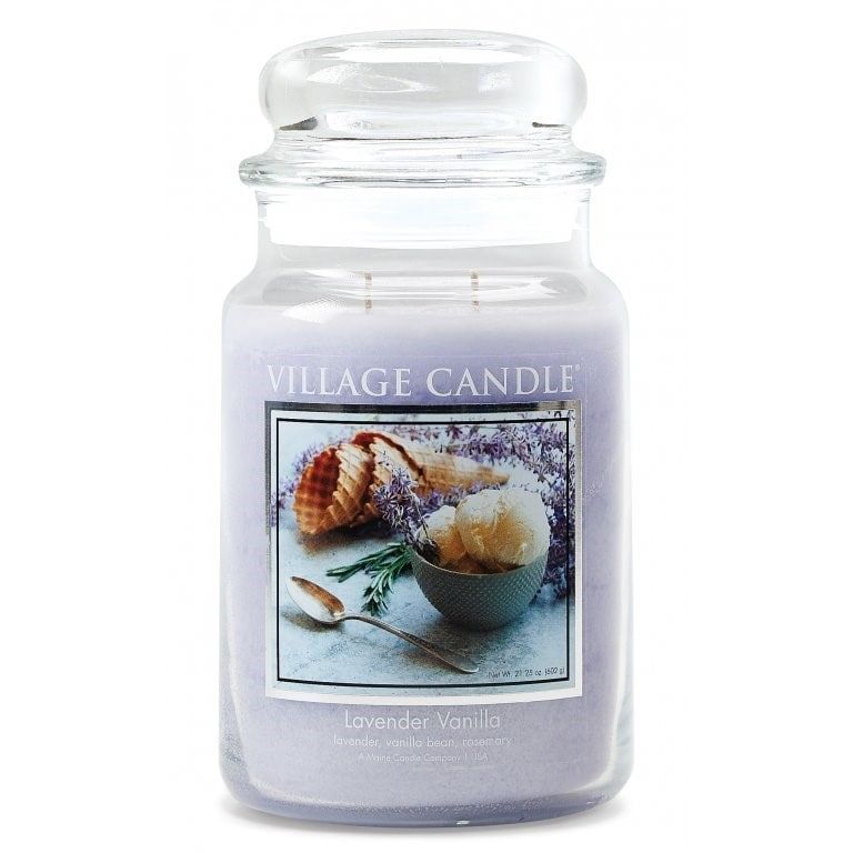 VILLAGE CANDLE Sviečka Village Candle - Lavender Vanilla 602 g