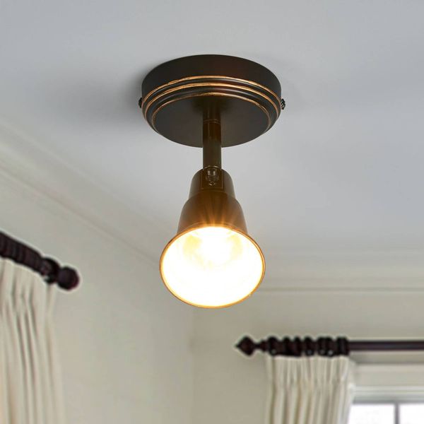 Lindby Anticky vyzerajúce nástenné svetlo Arielle čierne, Obývacia izba / jedáleň, Kov, E14, 40W, L: 10 cm, K: 10.5cm