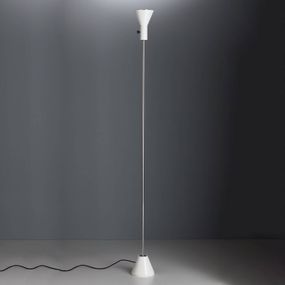 TECNOLUMEN Gru – stojaca LED lampa, biela, Obývacia izba / jedáleň, Kov, 12.2W, K: 171cm