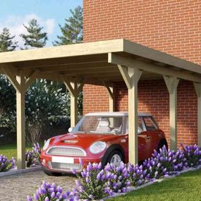 Drevený prístrešok / carport CLASSIC 1A Lanitplast