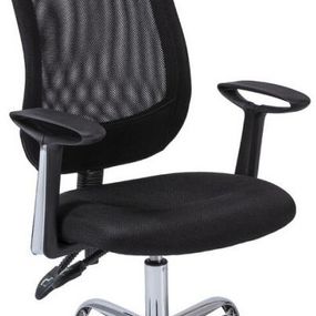 SEDIA kancelárska stolička Q118 čierna
