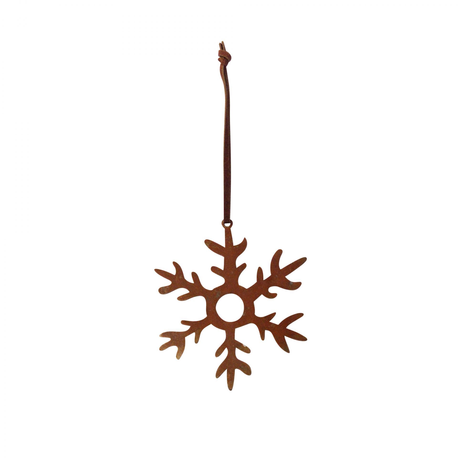 pluto produkter Závesná dekorácia Rust Snowflake
