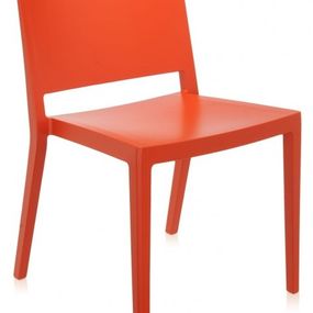 Kartell - Stolička LIzz Mat, oranžová