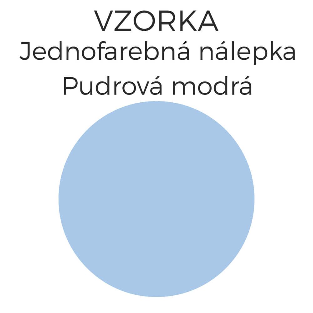 Vzorka 072- Pudrová modrá