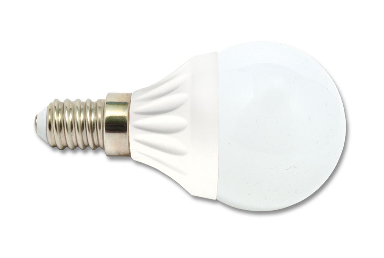 LED mini globe E14,5W,2700K, 430lm