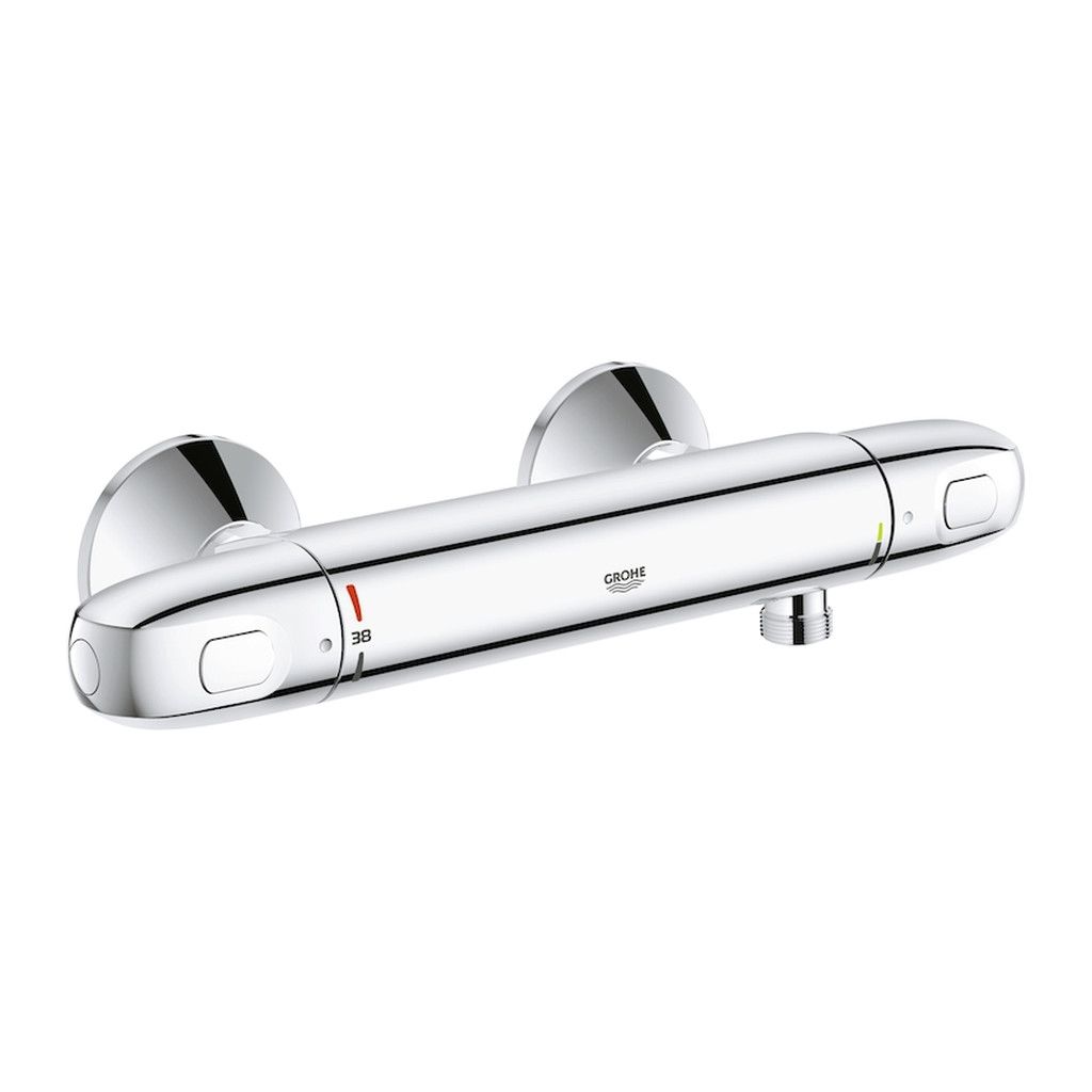 GROHE Grohtherm 1000 - Termostatická sprchová batéria nástenná, chróm 34143003