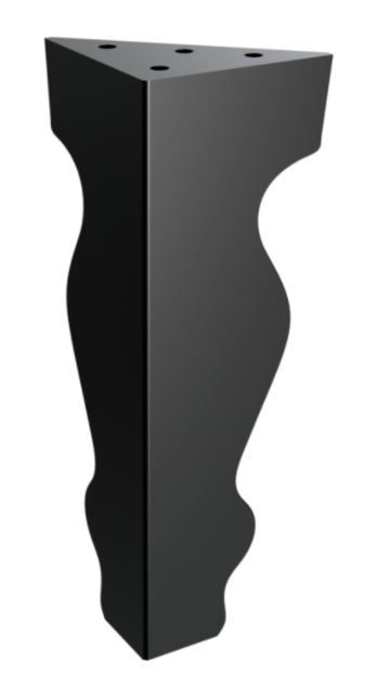 RMP Nábytková nožička Gaia 20 cm čierna NOHA022/20