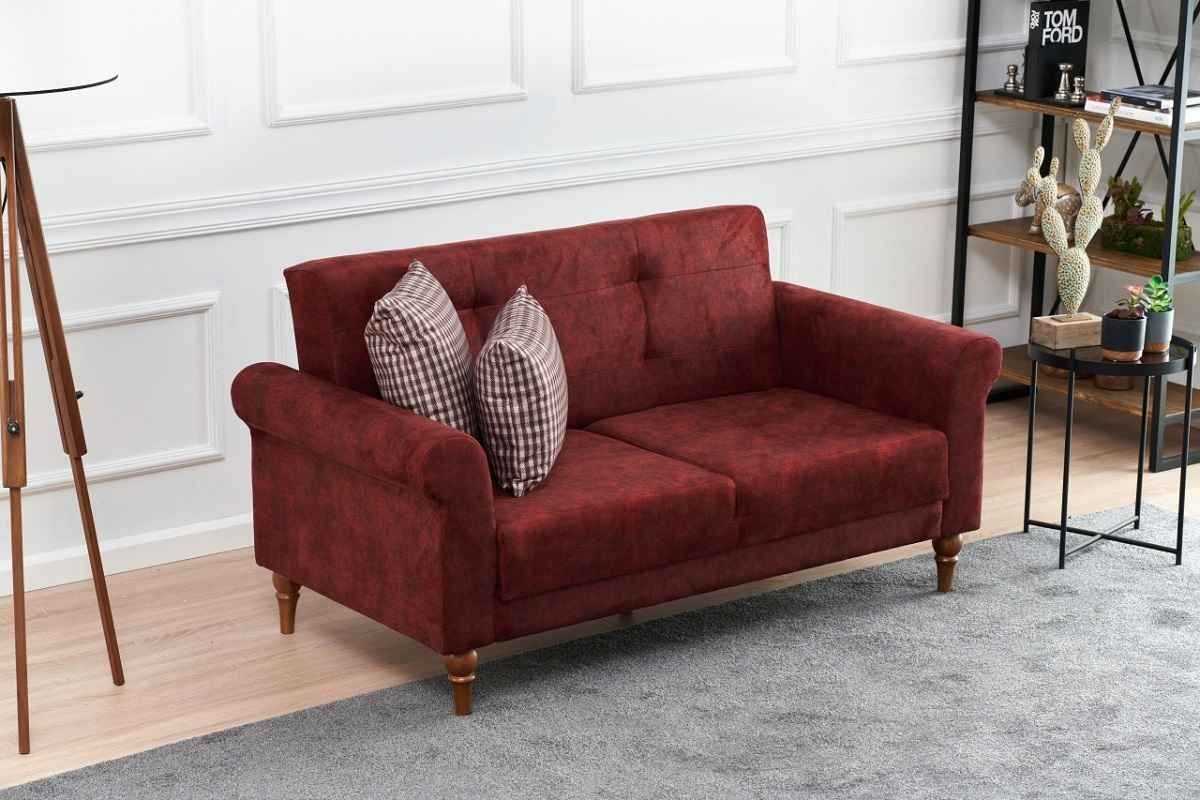 Sofahouse Dizajnová rozkladacia sedačka Bahula 160 cm červená