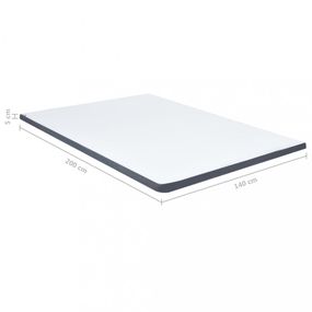 Vrchný matrac na posteľ boxspring Dekorhome 140x200 cm