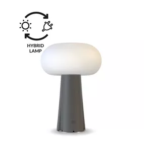 Newgarden Pepita soklové LED svetlo, hybridsolar, polyetylén, oceľ, 5W, K: 44.5cm