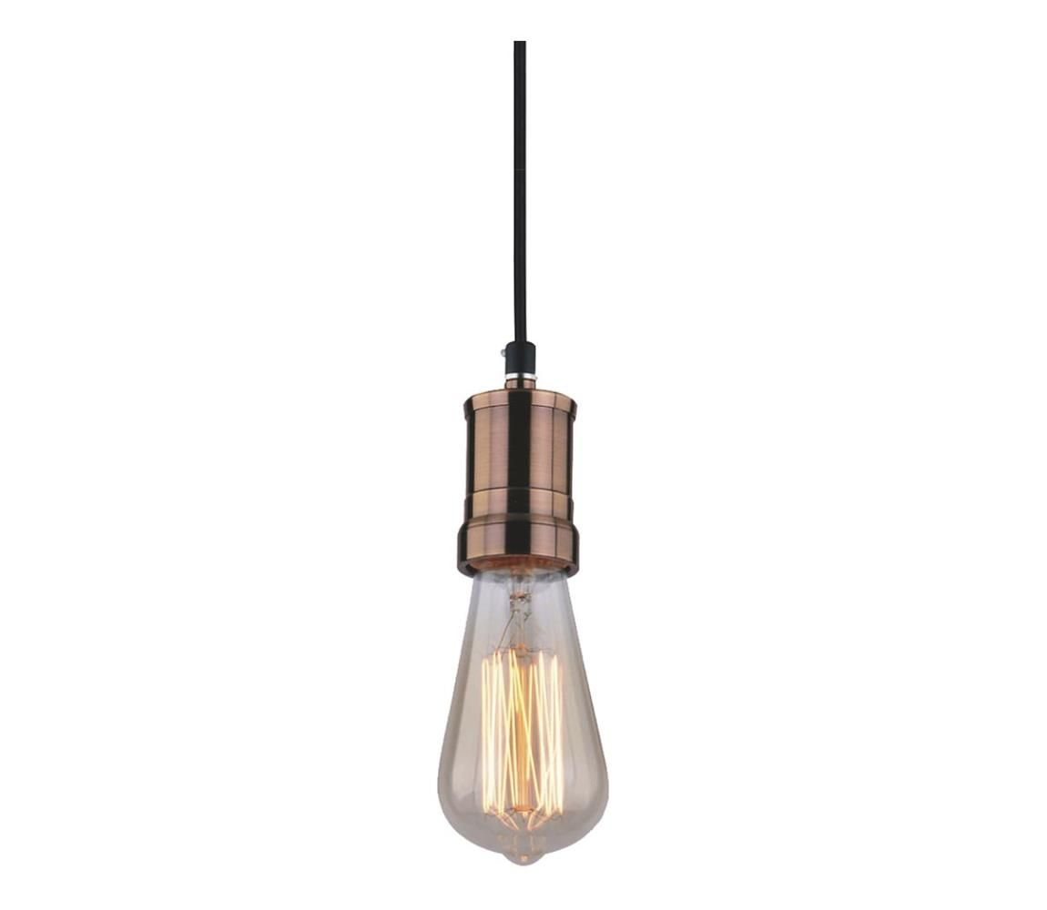 Klausen LY-3152 - Luster na lanku PENDA 1xE27/15W/230V medená