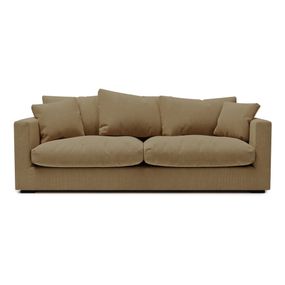 Béžová menčestrová pohovka 220 cm Comfy – Scandic