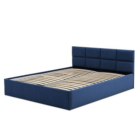 Čalúnená posteľ MONOS bez matraca rozmer 140x200 cm Granátová