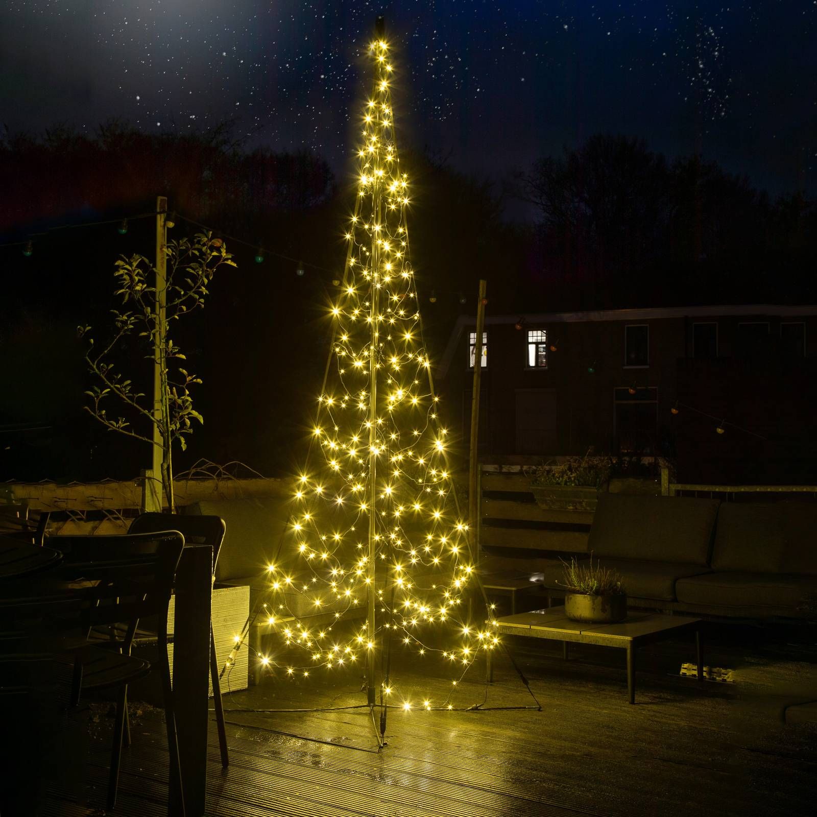 Fairybell vianočný stromček 320 twinkle-LED 300 cm, plast, oceľ, K: 300cm