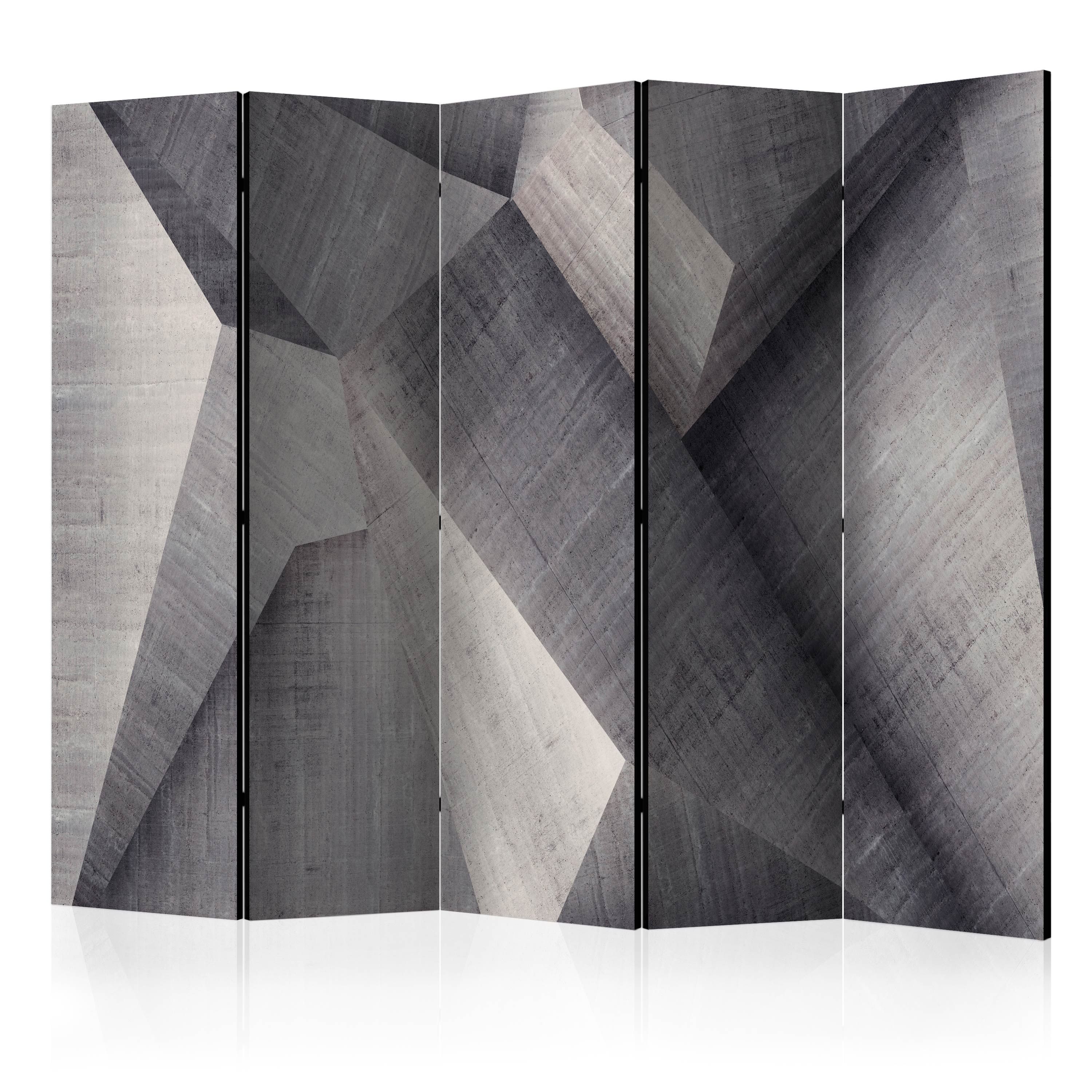 Artgeist Paraván - Abstract concrete blocks [Room Dividers]