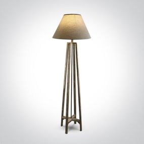 Interierové rustikálne svietidlo ONE LIGHT stojanová lampa 61118A