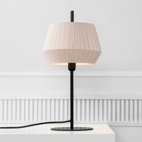 Nordlux Stolová lampa Dicte, ručne viazané tienidlo jantár, Obývacia izba / jedáleň, látka, kov, E14, 40W, K: 42.5cm