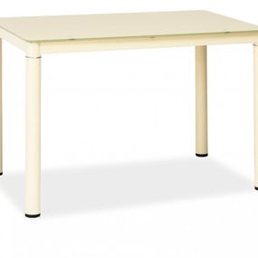 Signal Jedálenský stôl GALANT | 110x70 cm Farba: Krémová